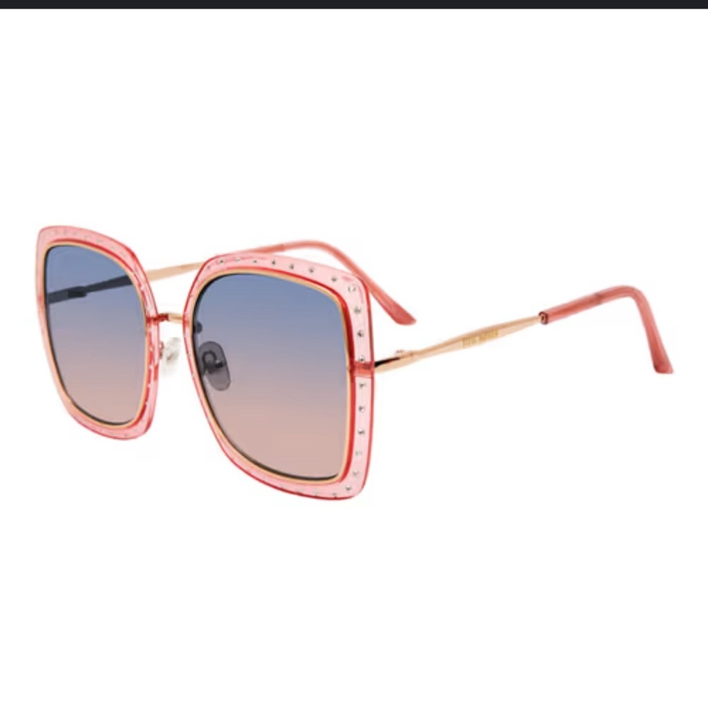 Steve Madden Pink Square Sunglasses
